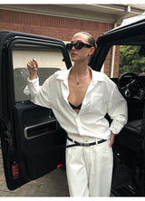 Tencel Relaxed Lapel Shirt