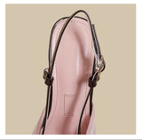 Sculpted Slingback Low Heels