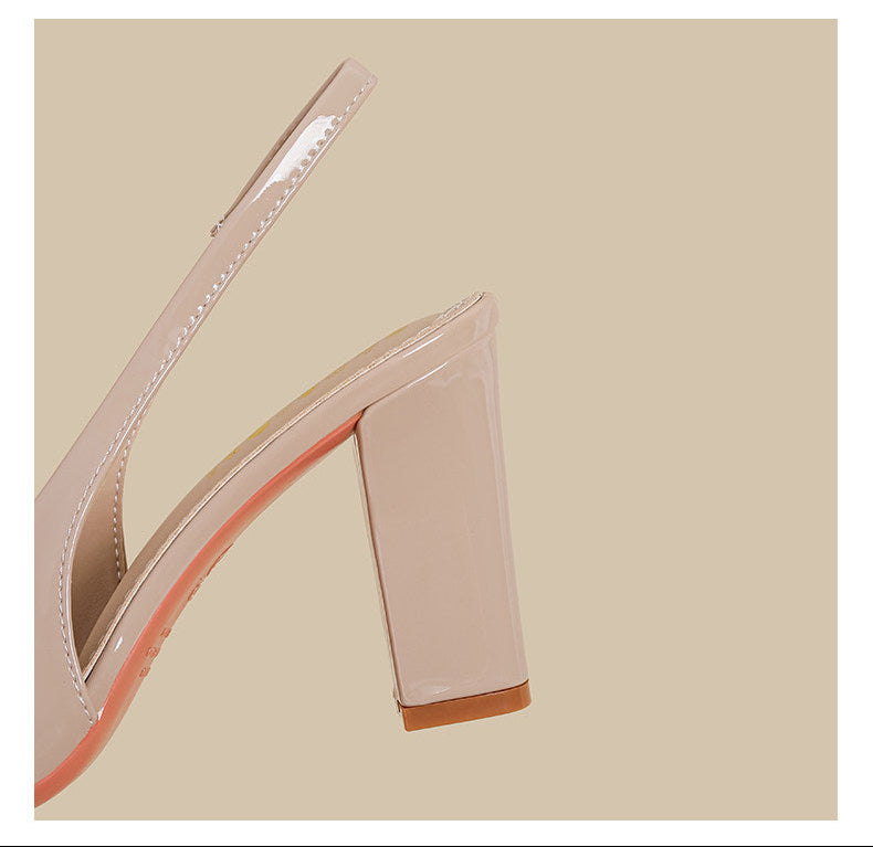 Crystal Bow Block-Heel Slingbacks