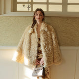 Plush Coat - Milk tea