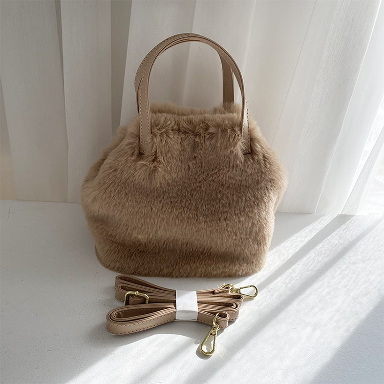 Plush Bucket Bag