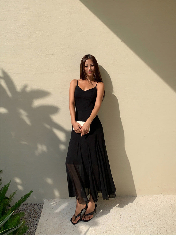 Sheer Layered Maxi Dress