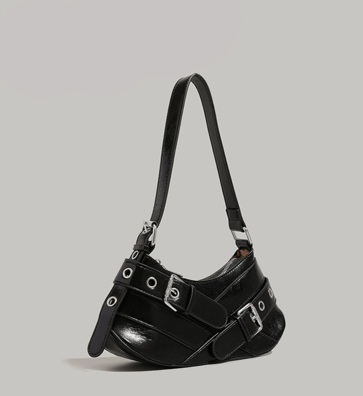 Buckled Shoulder Bag