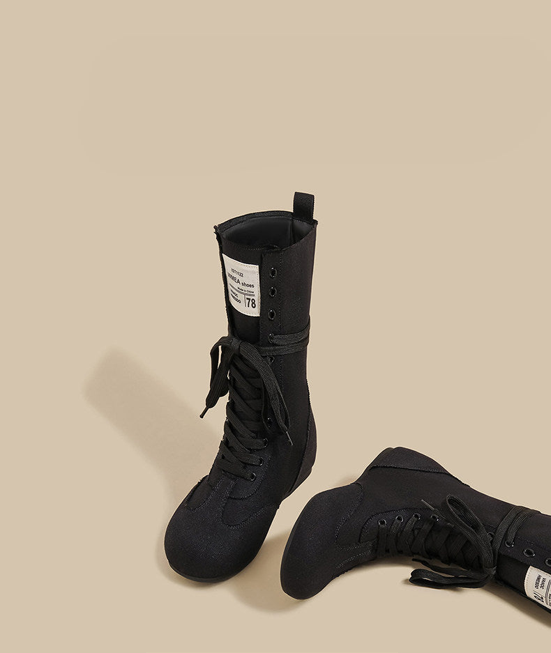 Inner Height Lace-Up Boots