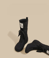 Inner Height Lace-Up Boots