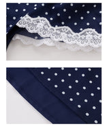 Midnight Dot Lace Dress
