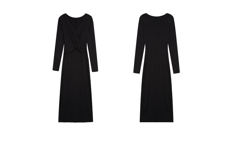 Twist Wrap Maxi Dress