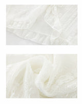 Sheer Lace Tie Cardigan