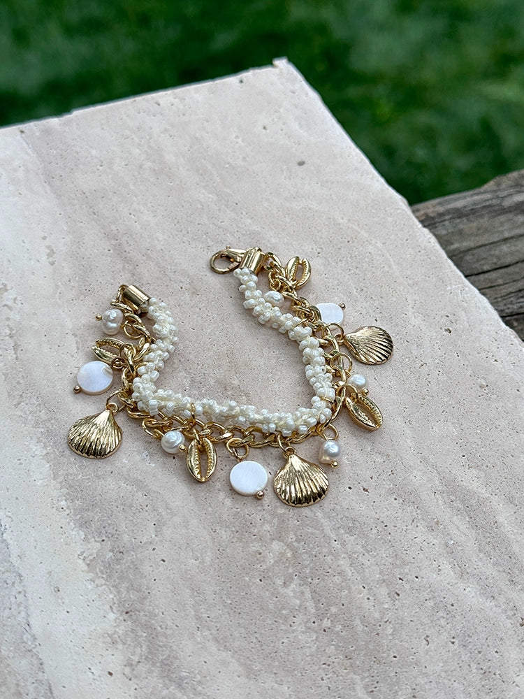 Shell Charm Bracelet
