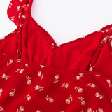 Crimson Floral Maxi