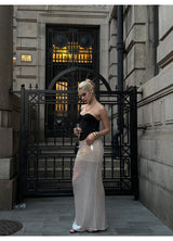 Streamer Champagne Sequin Skirt
