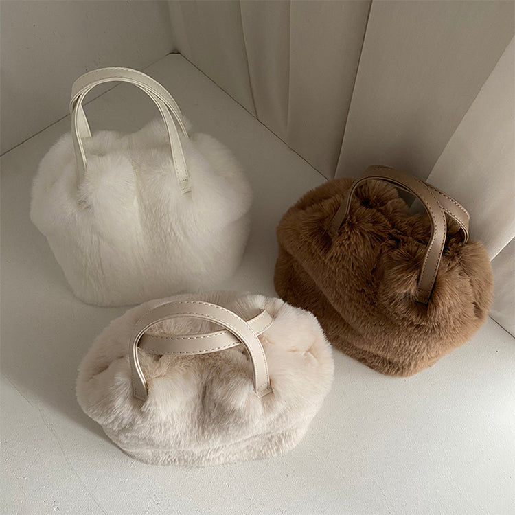 Plush Bucket Bag