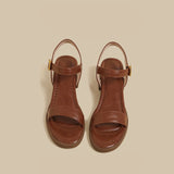 Ankle Strap Block Sandal