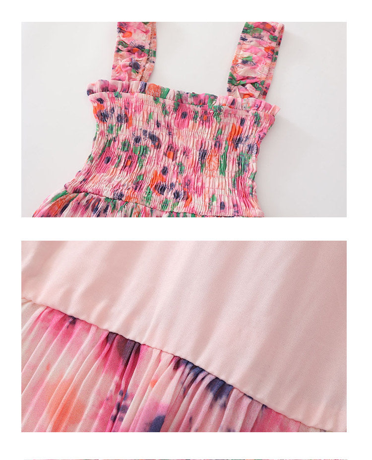 Rosy Garden Tier Dress
