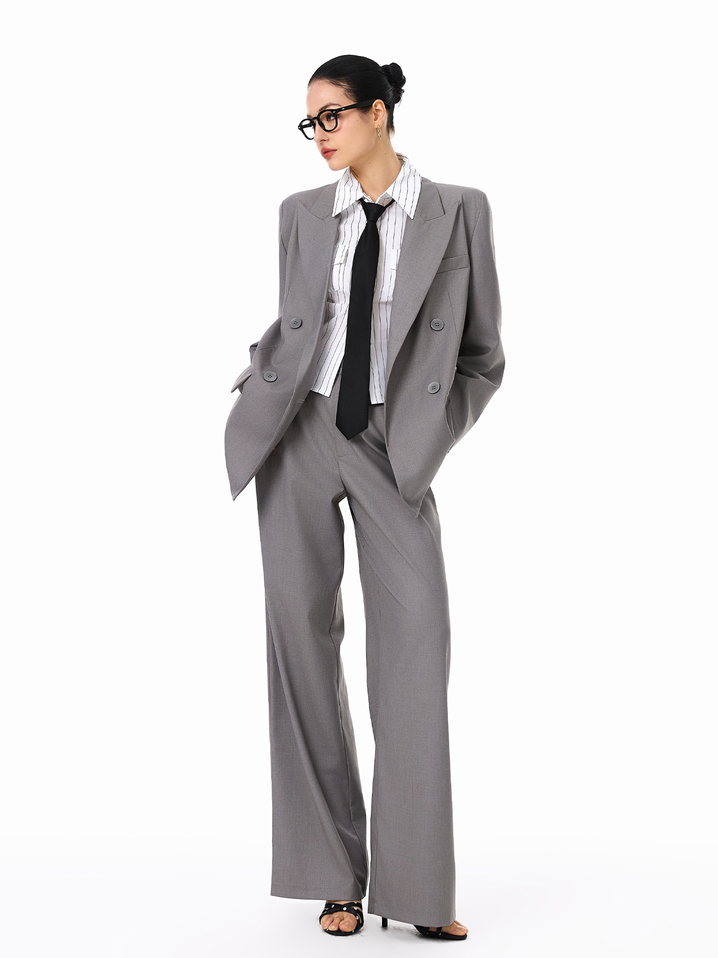 Classic Grey Suit Set