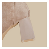 Rhinestone Square-Toe Boots