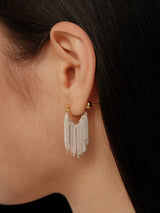 Silver Tassel Earrings