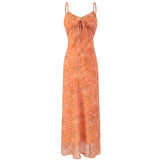 Sunset Bloom Slip Dress