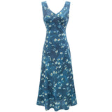 Azure V-Neck Dress