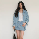Denim Skirt & Jacket