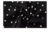 Noir Dot Flow Dress