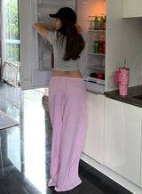 Striped Pink Lounge Pants