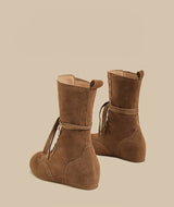 Inner Height Lace-Up Boots