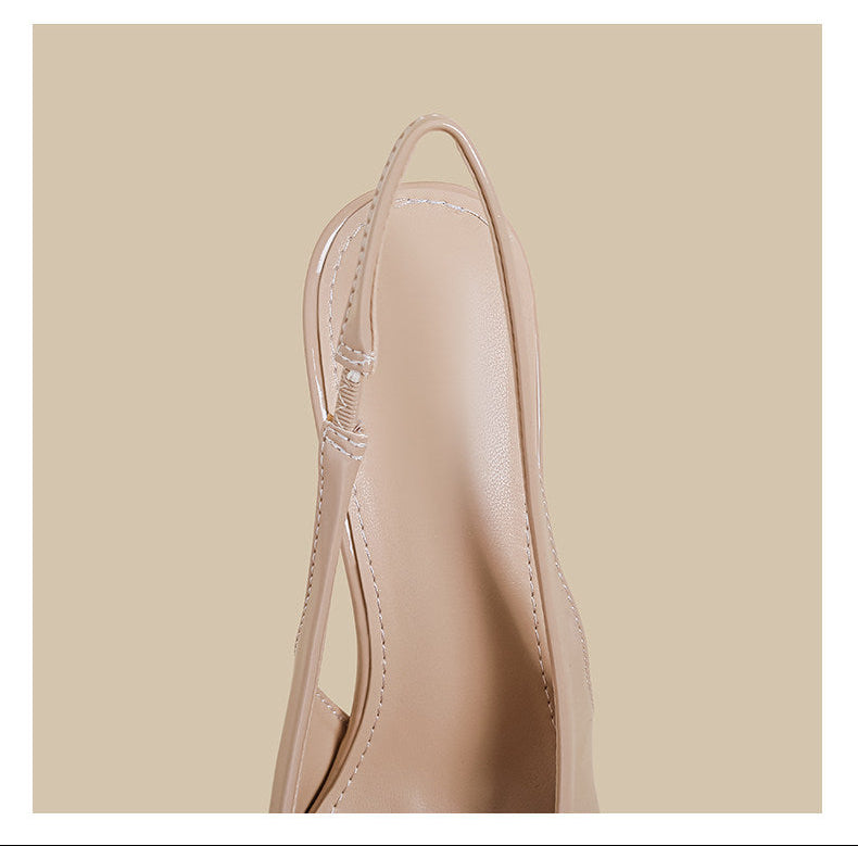 Crystal Bow Block-Heel Slingbacks