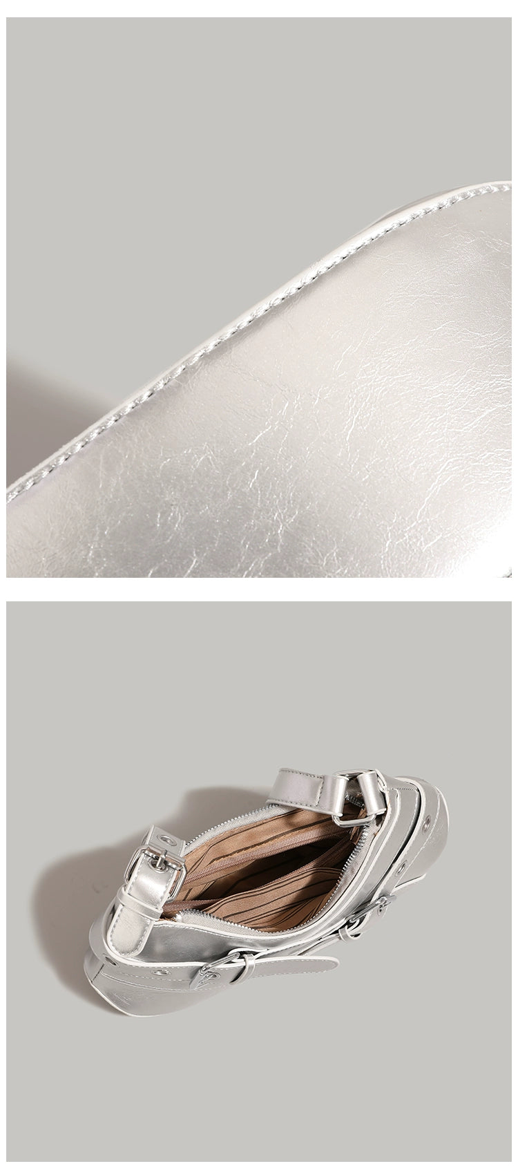 Buckled Shoulder Bag