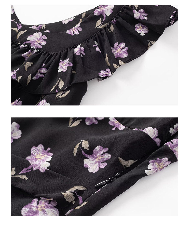 Midnight Violet Dress