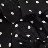 Noir Dot Flow Dress