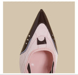 Sculpted Slingback Low Heels