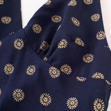 Golden Dot Halter Dress