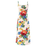 Bloom Canvas Midi Dress