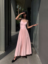 Ruched Bodice Slip Dress