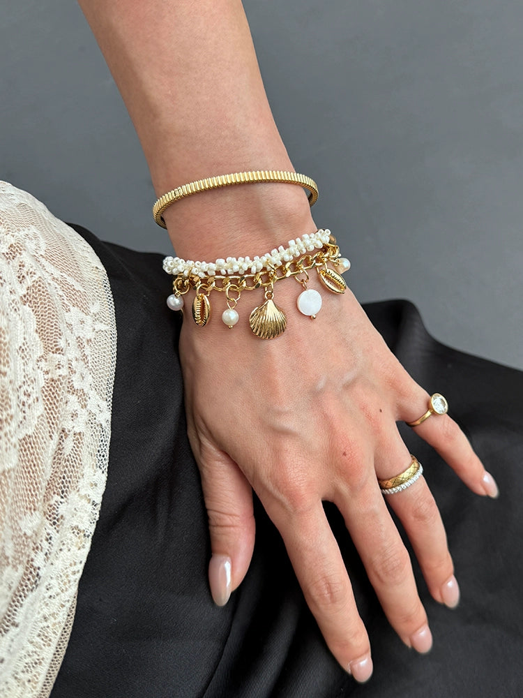 Shell Charm Bracelet