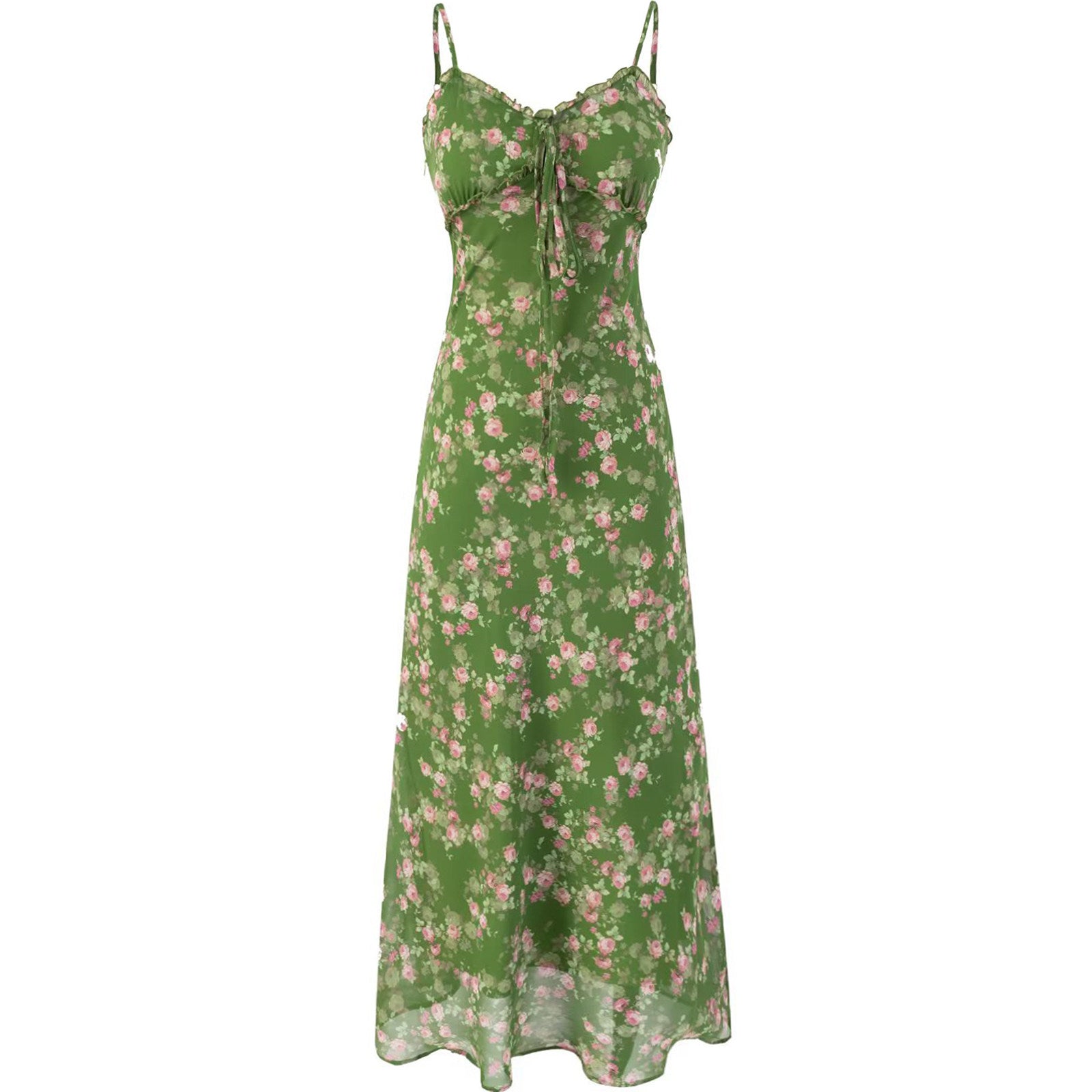 Olive Bloom Dress  LUNA PIXIE