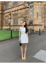 Open-Back Flare Mini Dress