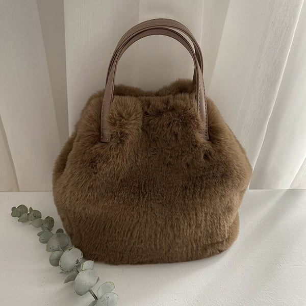 Plush Bucket Bag