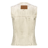 Distressed Stud Vest / Skirt