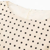 Polka Wrap Midi Dress