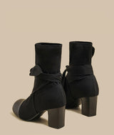 Tie-Wrap Ankle Boots