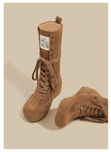 Inner Height Lace-Up Boots