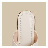 Double Strap Low Heel (Brown)