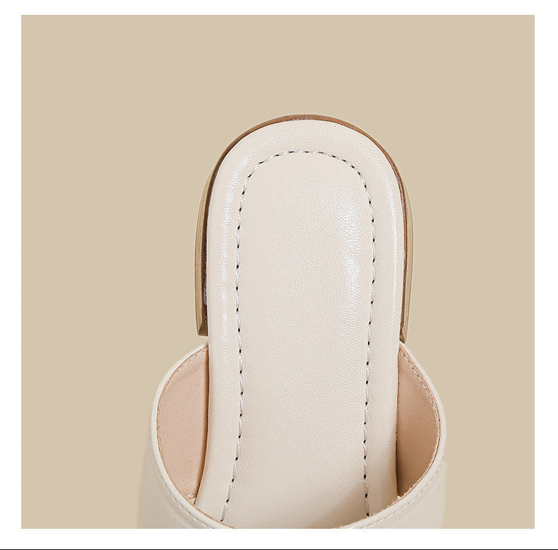 Double Strap Low Heel (Black)