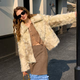 Faux Cow Short Jacket