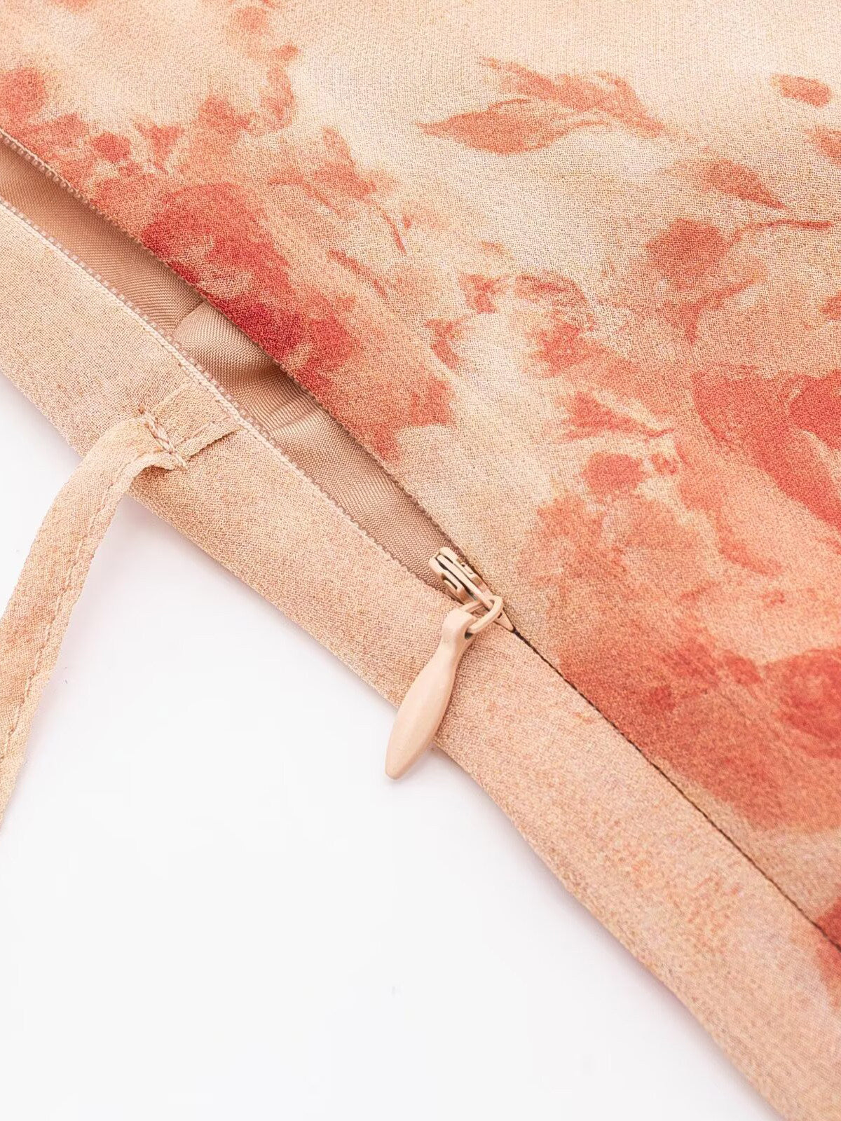 Floral Waist Tie Dress
