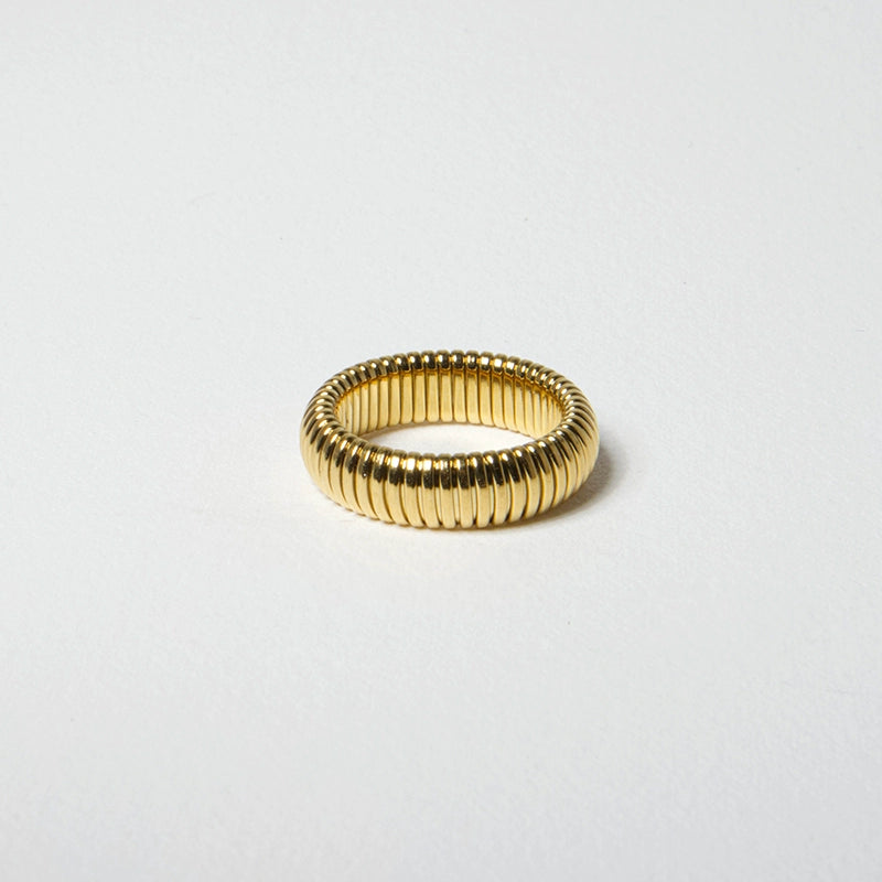 Ribbed Band Ring