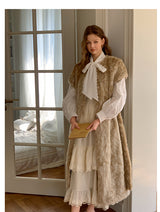 Deer Jacquard Long Vest