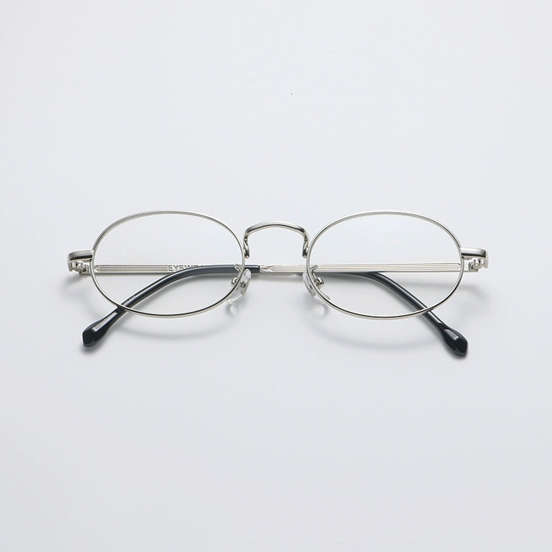Oval Metal Glasses